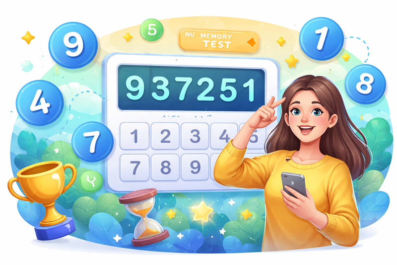 숫자 기억력 테스트 게임