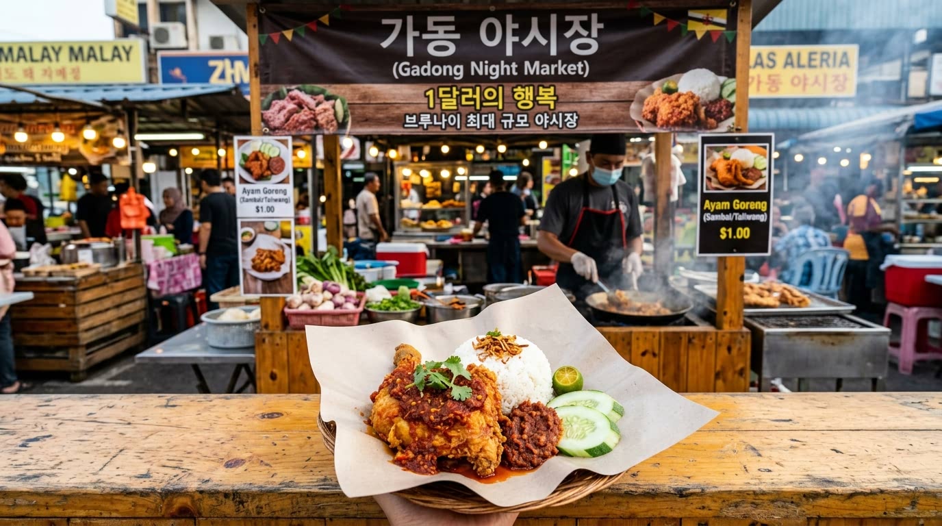 가동 야시장 (Gadong Night Market)